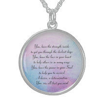 inspirational necklace