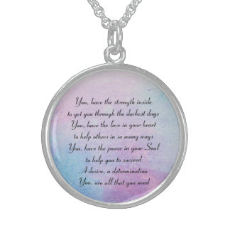 inspirational necklace