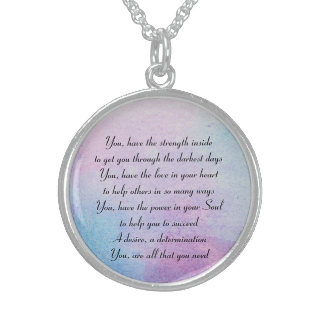 inspirational necklace (Front)