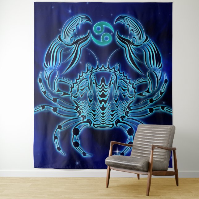 Inspirational New Age Cancer Tapestry (In Situ)