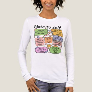 Inspirational Note To Self Tri-Blend Shirt
