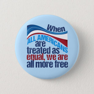 Inspirational Obama Freedom in America Quote Button