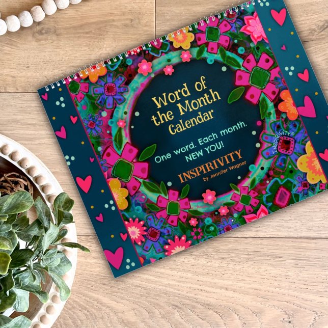 Inspirational ONE WORD Inspirivity Encouragement  Calendar (Creator Uploaded)