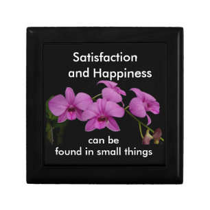 Inspirational Orchid keepsake box