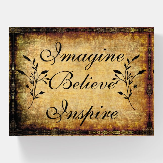 Inspirational Paperweight (Front)