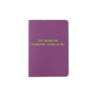 inspirational passport cover