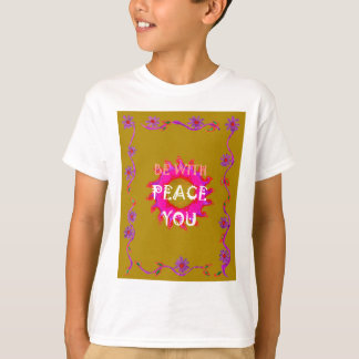 Inspirational Peace Be With You Vector Design Art T-Shirt