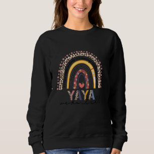 Inspirational Personalized Yaya We Do It All Rainb Sweatshirt