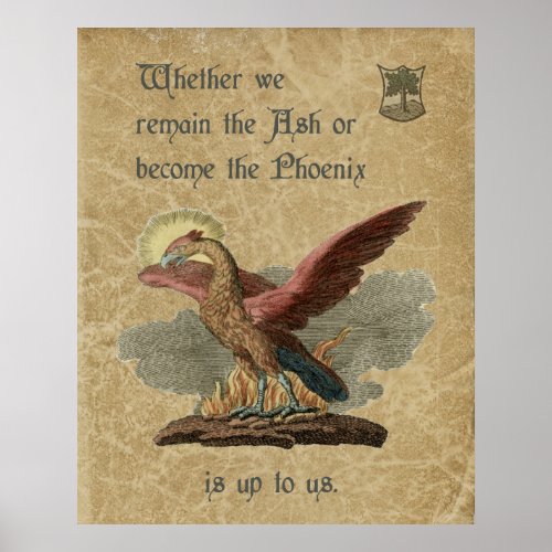 Inspirational Phoenix Quota Antique Parentage Poster