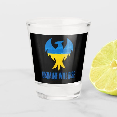 Inspirational Phoenix Ukraine Colors  Shot Glass