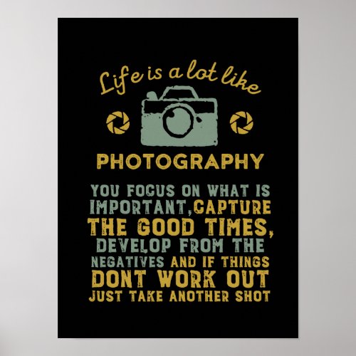 Inspirational Photographer Develop From Negative Poster