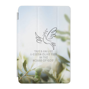 Inspirational Photographic Olive Dove Scripture iPad Mini Cover