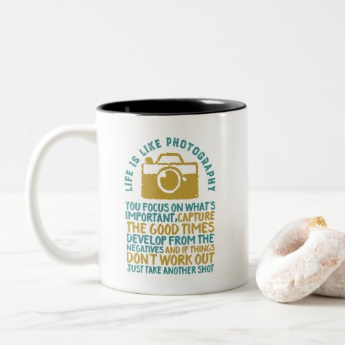 Inspirational Photography Capture The Good Times Two_Tone Coffee Mug