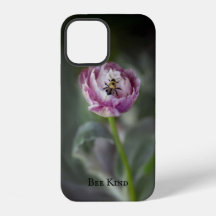 Inspirational Pink Flower and Bumble Bee