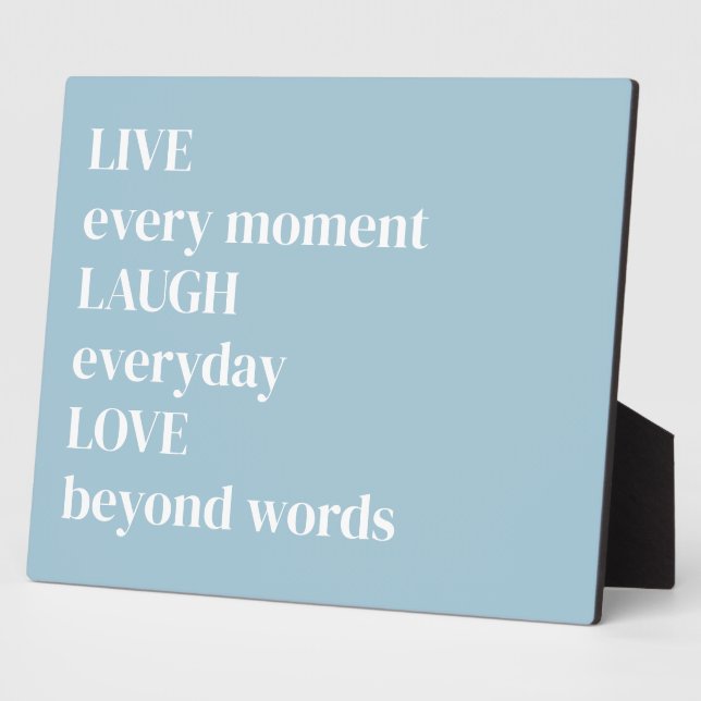 Inspirational Plaque (Side)