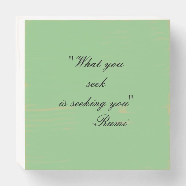 Inspirational Plaque (Front Horizontal)