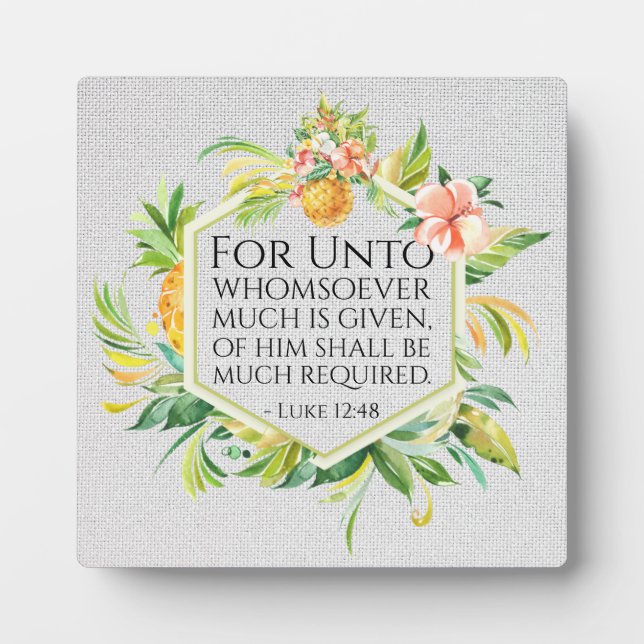 Inspirational Plaque (Front)