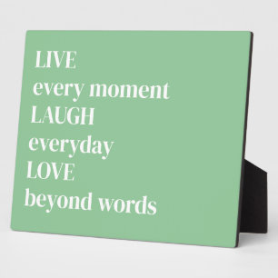 Inspirational Plaque