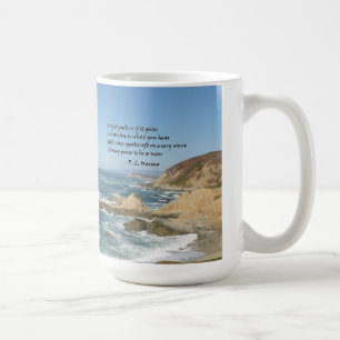Inspirational poem on a mug