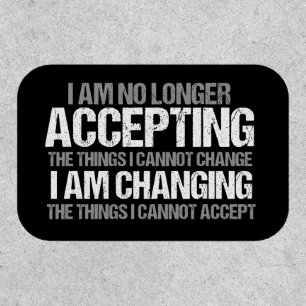 Inspirational Political Activist Quote on Change Patch