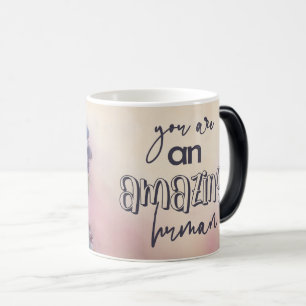 Inspirational/Positive Floral Quote Wrap  Color Morph Mug