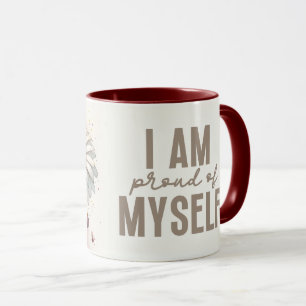 Inspirational/Positive Floral Quote Wrap  Mug