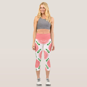 Inspirational Positive Quote Modern Typography Pos Capri Leggings