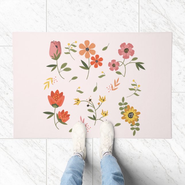 Inspirational Positive Quote Modern Typography Pos Doormat (Indoor)