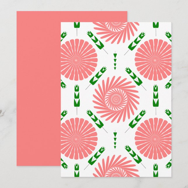 Inspirational Positive Quote Modern Typography Pos Invitation (Front/Back)