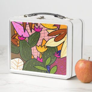 Inspirational Positive Quote Modern Typography Pos Metal Lunch Box