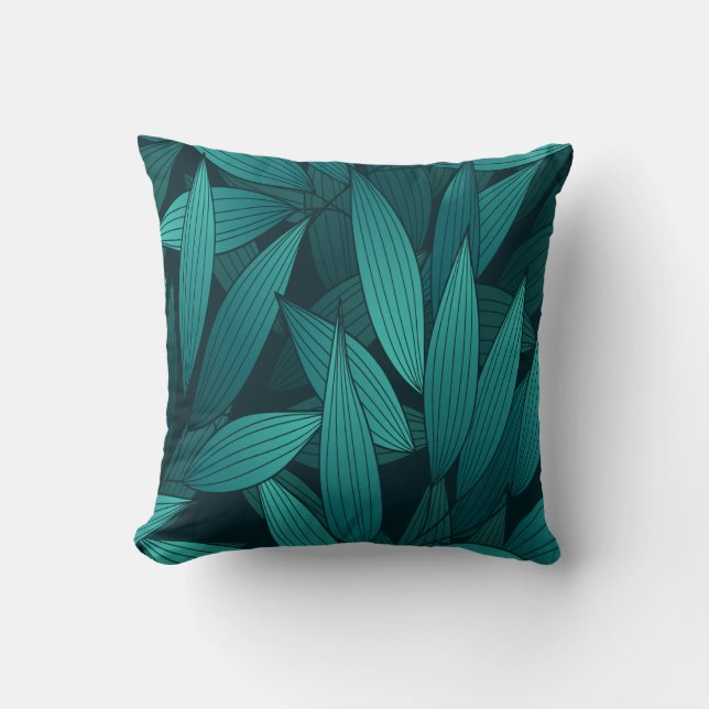 Inspirational Positive Quote Modern Typography Pos Throw Pillow (Front)