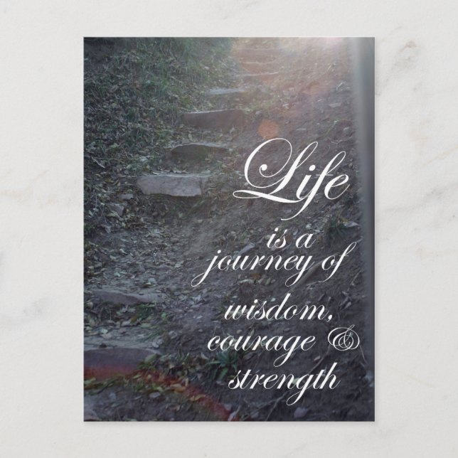 Inspirational post cards motivation inspire gifts (Front)
