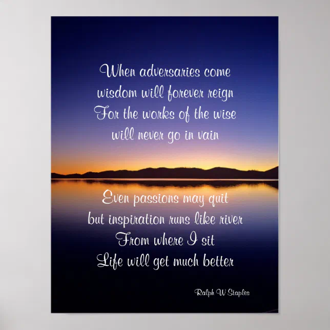 Inspirational Poster | Zazzle
