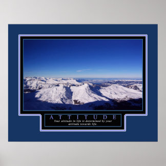 Inspirational Poster "Attitude" 22x28