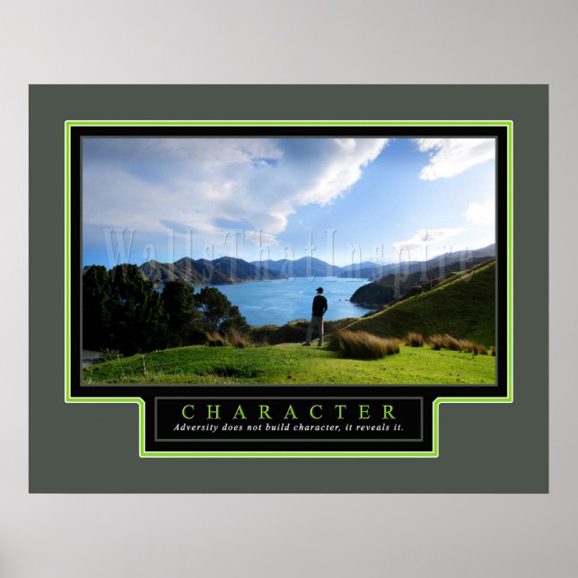 Inspirational Poster "Character" 22x28 (Front)