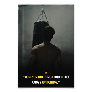 Inspirational Poster for Entrepreneurs, Athletes 