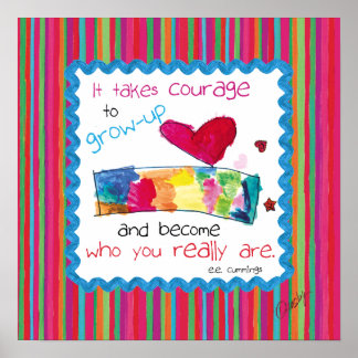 Inspirational Poster With Kid39s Art Of Inspirational Poster With Kid39s Art Of