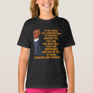 Inspirational Power Leaders Black History Month T-Shirt