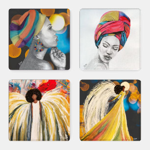 Inspirational Premium Acrylic Coaster Set