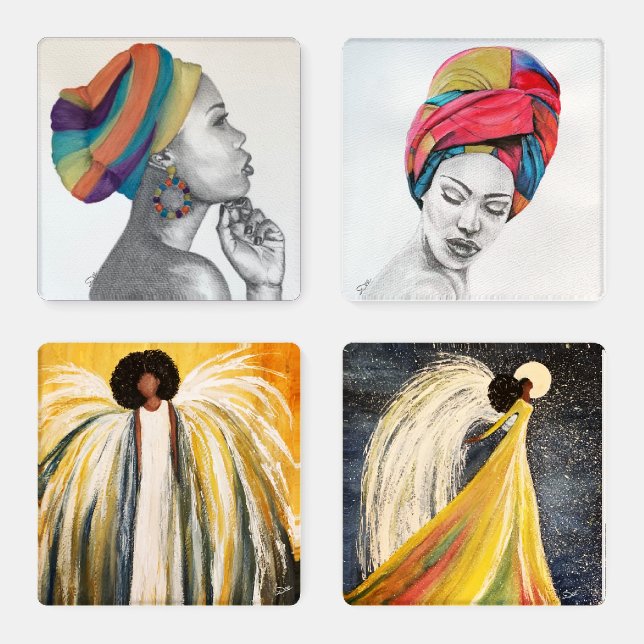 Inspirational Premium Acrylic Coaster Set (Set)