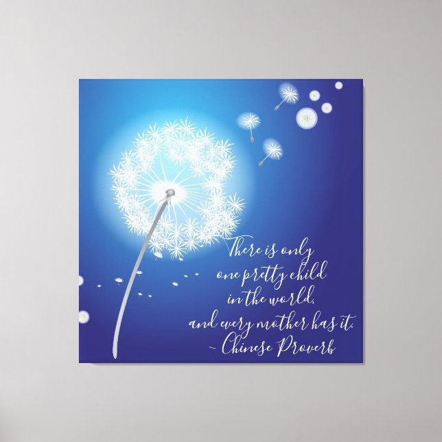 Inspirational Pretty Child  Canvas Print (Front)