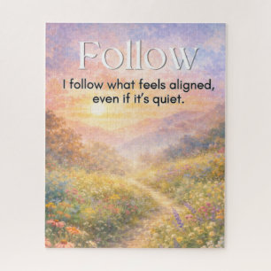 Inspirational Quiet Mindfulness Jigsaw Puzzle