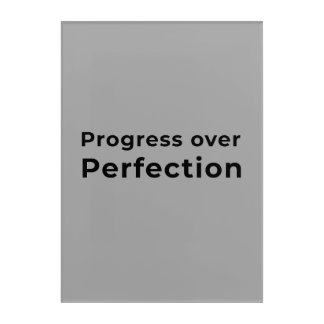 Inspirational quote acrylic wall art