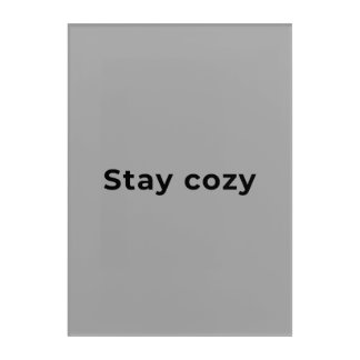 Inspirational quote acrylic wall art