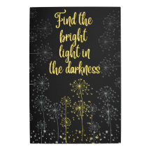 Inspirational Quote Art in Black