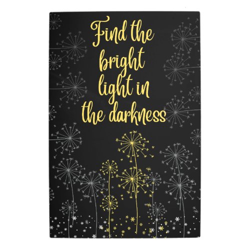 Inspirational Quote Art in Black
