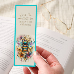 Inspirational Quote/Bee Bookmarks