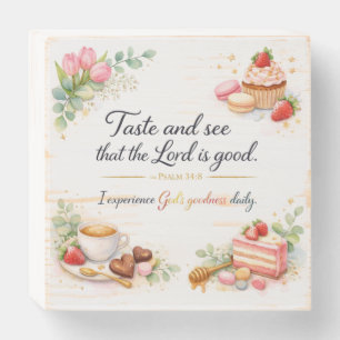 Inspirational Quote Bible Verse Messianic Jewish Wooden Box Sign