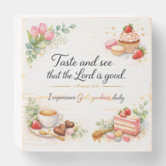 Inspirational Quote Bible Verse Messianic Jewish Wooden Box Sign
