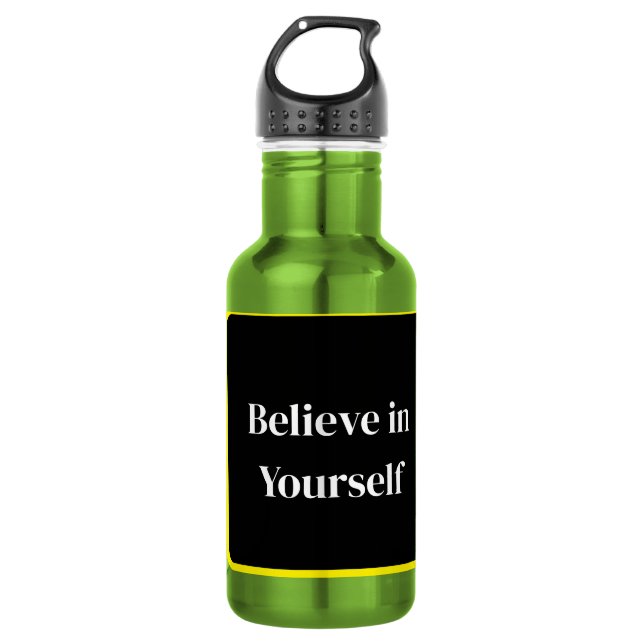 . Inspirational Quote Bottle (Front)